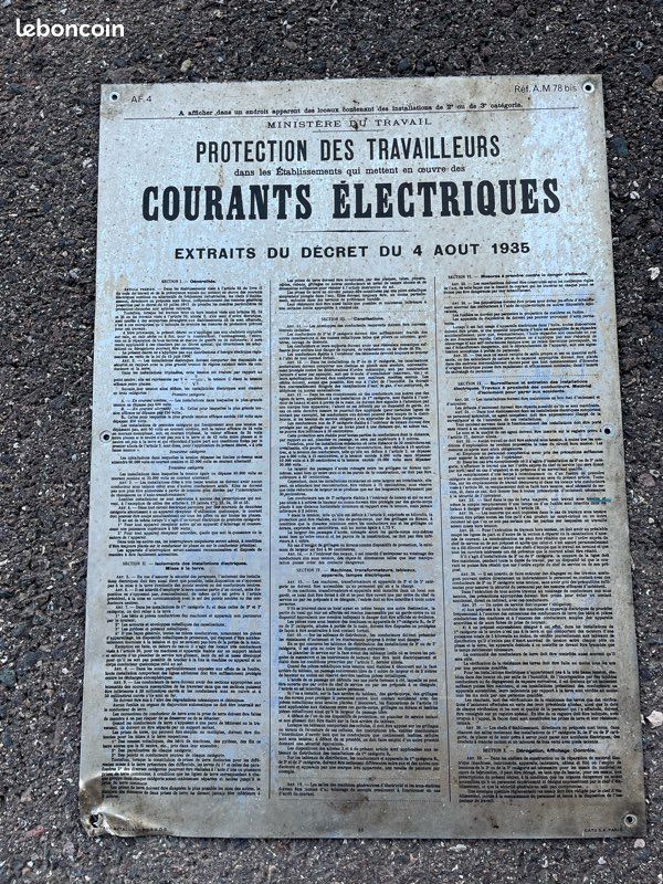 Plaque vintage (image 1)