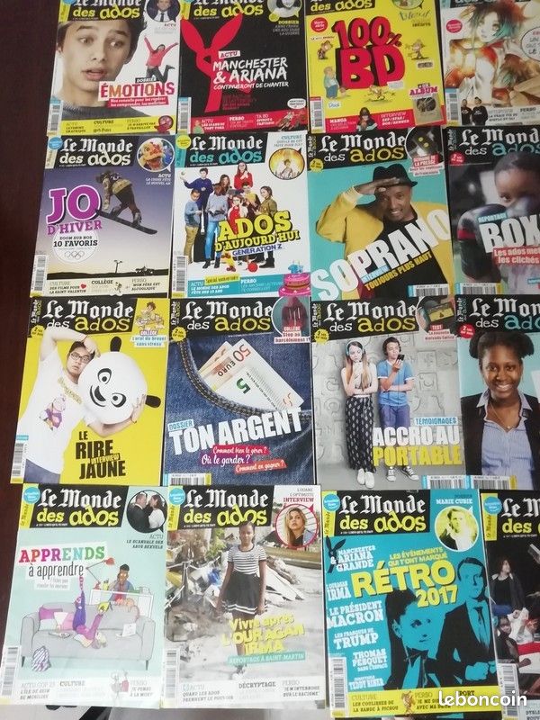 Lot de 23 magasines Le Monde des Ados (image 3)