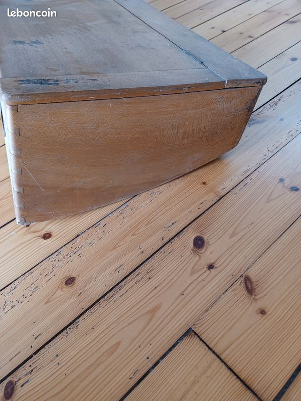 Malle en bois ancienne pour caleche (image 8)