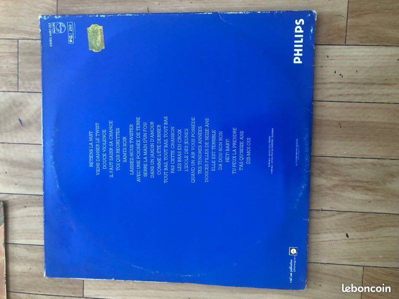 Vinyle Johnny Halliday retiens la nuit 2 disques (image 5)