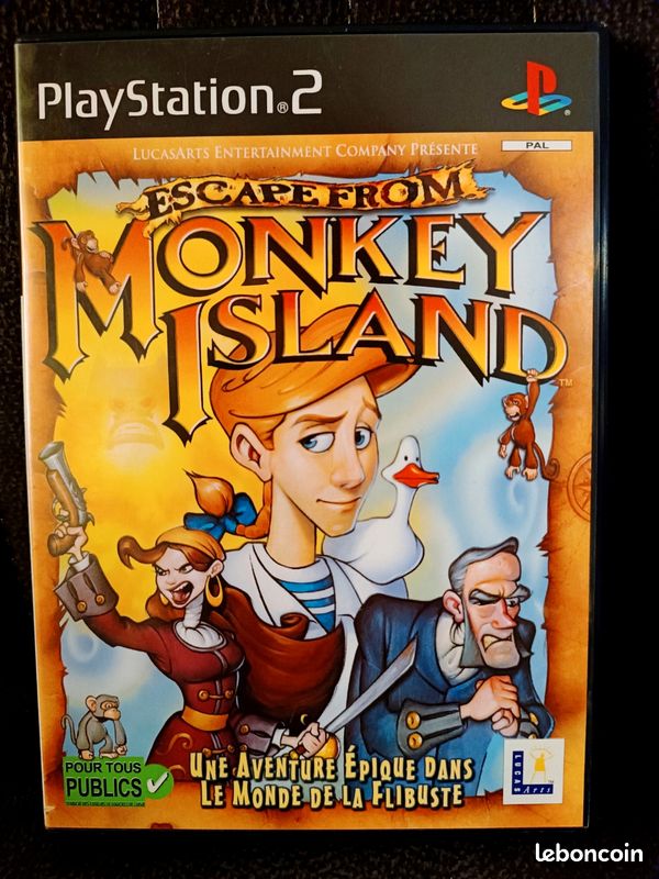 Jeu Playstation 2 – Les Chimpanzés De L'Espace – Neuf Sous Blister – Version Française (PAL)