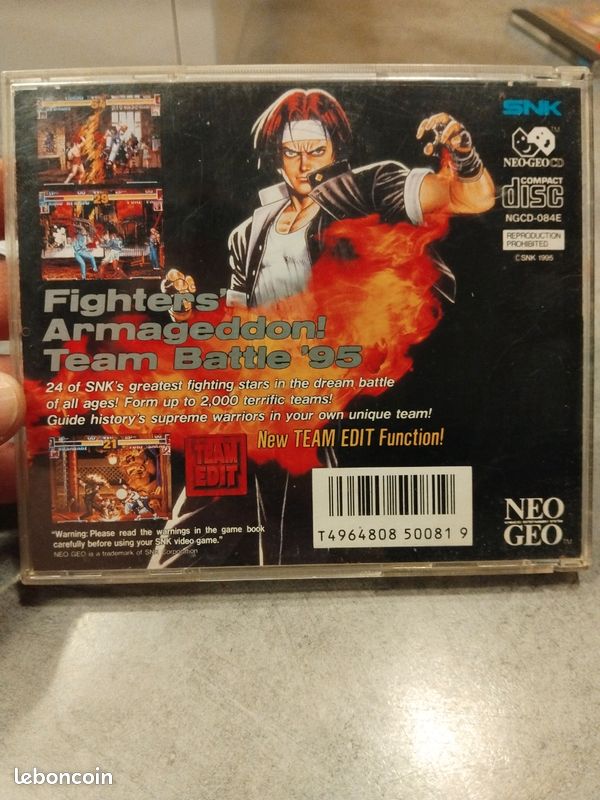 BOITE, INSERT ET notice du jeu The King Of Fighters 97 KOF 97 - Neo Geo