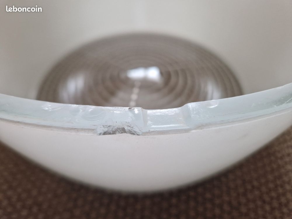 Verre pour plafonnier lampe holophane (image 3)