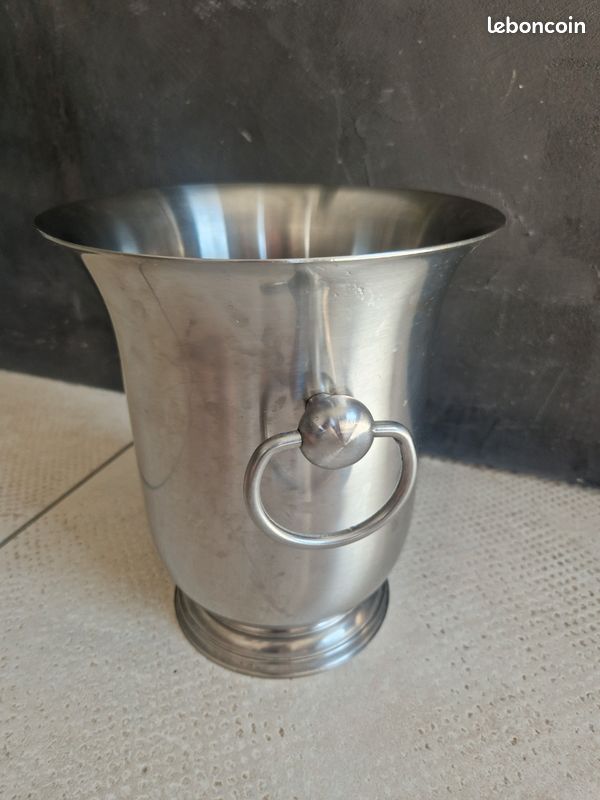 Seau à Champagne Chabanne En Inox 18/10 - Argenté - Très Bon état