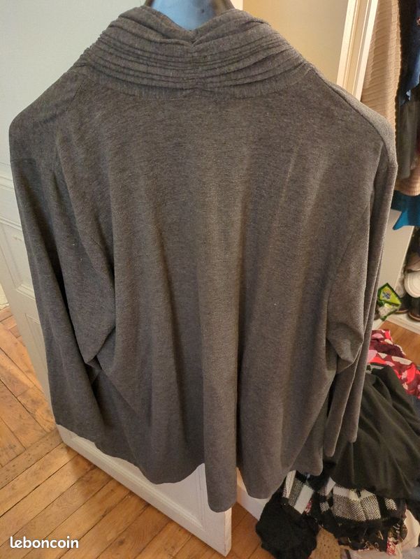 Gilet long gris taille 5 Nana Belle (image 7)