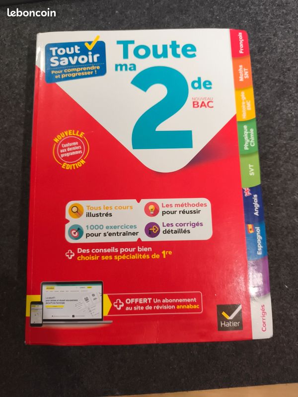 Tout savoir 2nde Hatier (image 1)