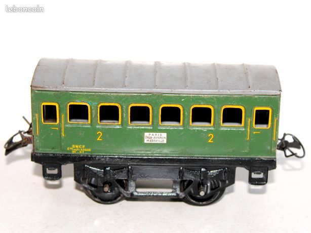 Joli coffret Train électrique ancien HORNBY Meccano Paris O-2E
