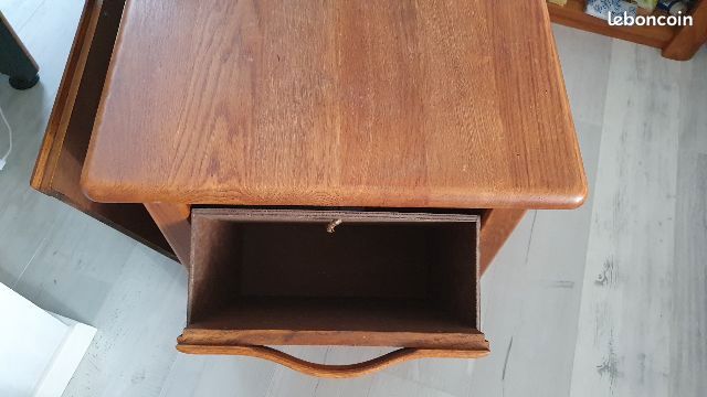Table salon coffre en bois massif (image 2)