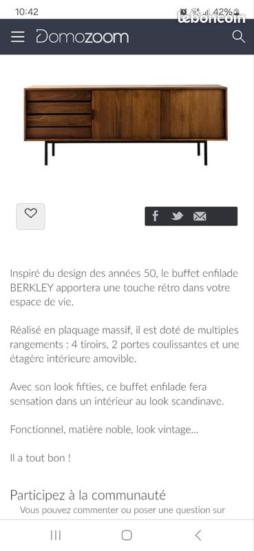 Buffet vintage maison du monde (image 4)