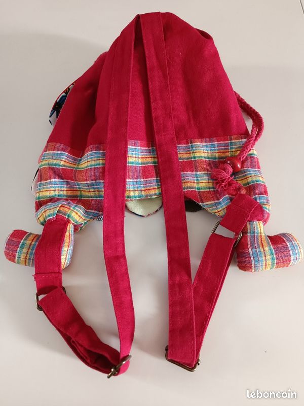 Sac à dos doudou goûter hibou (image 4)