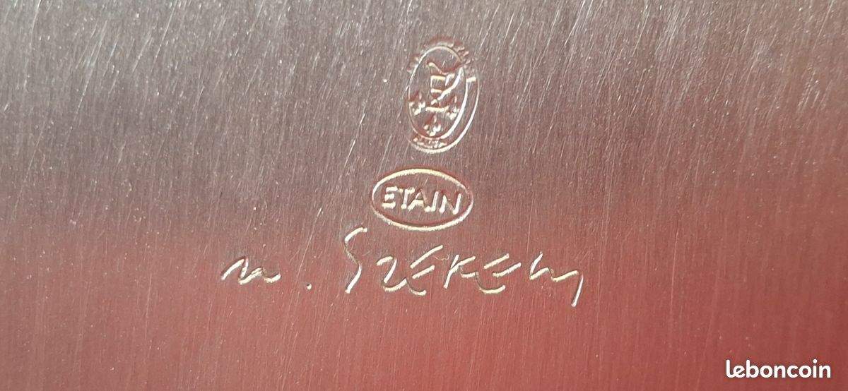 Seau à Champagne Dom Perignon En étain Massif – Orfèvrerie D'Anjou Signé SZRKELY