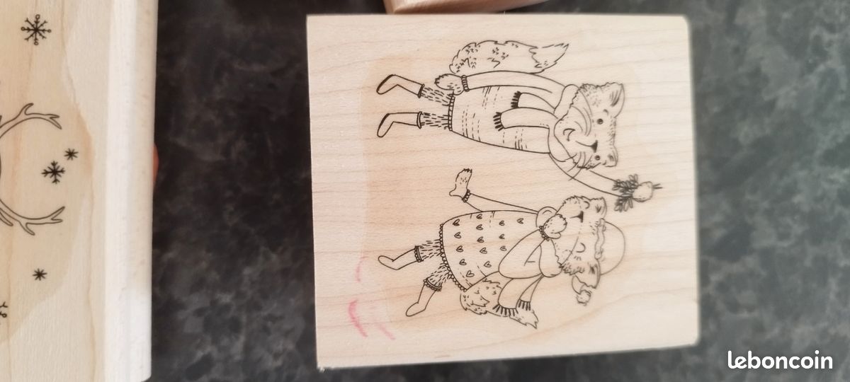 Tampon bois noel stampin up (image 3)