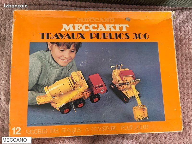 Lot De 12 Documents Anciens Meccano – Espagne – Vintage Papier – Collection