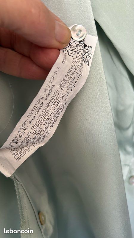 Chemisier satin Zara taille L (image 4)