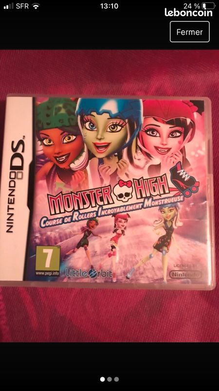 Jeu nintendo ds monster high (image 1)