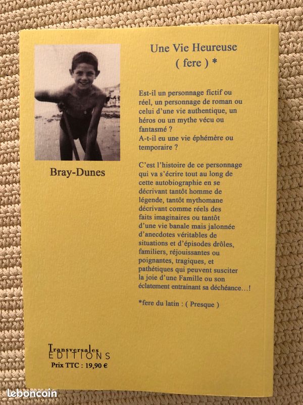 Livre Autobiographique “Une vie heureuse” (image 2)