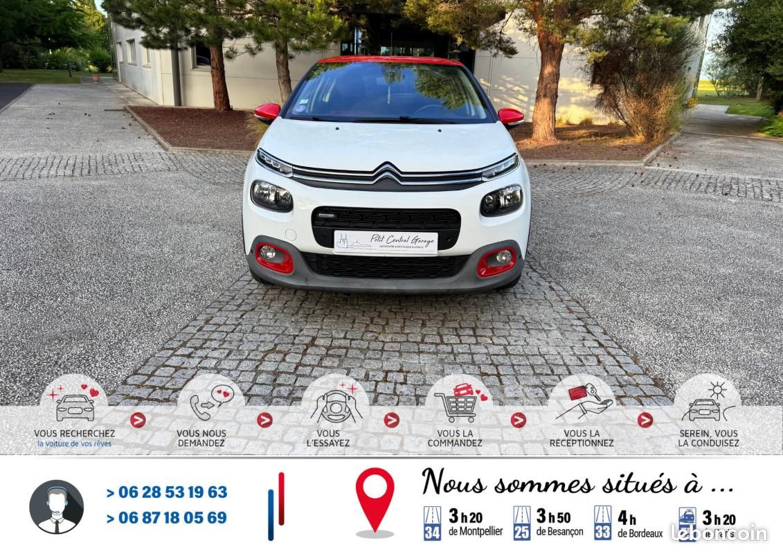 Citroën C3 III 1.2 VTi 12V 82 cv White&Red Color*Crit'Air 1*Ct Kit Distribution Entretien Complet... (image 5)