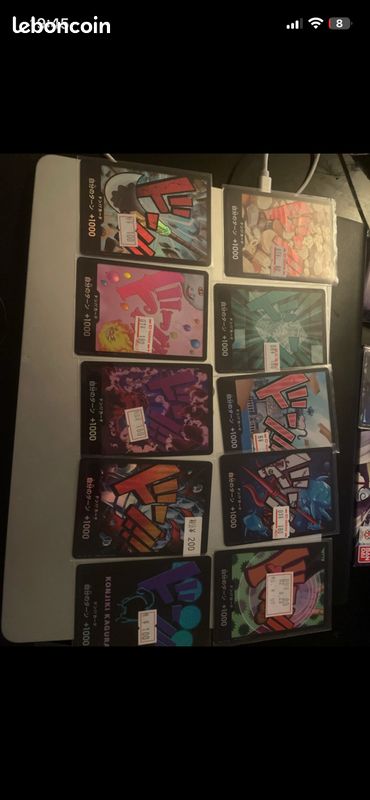 Lot 32 dons foil jap one piece (image 1)