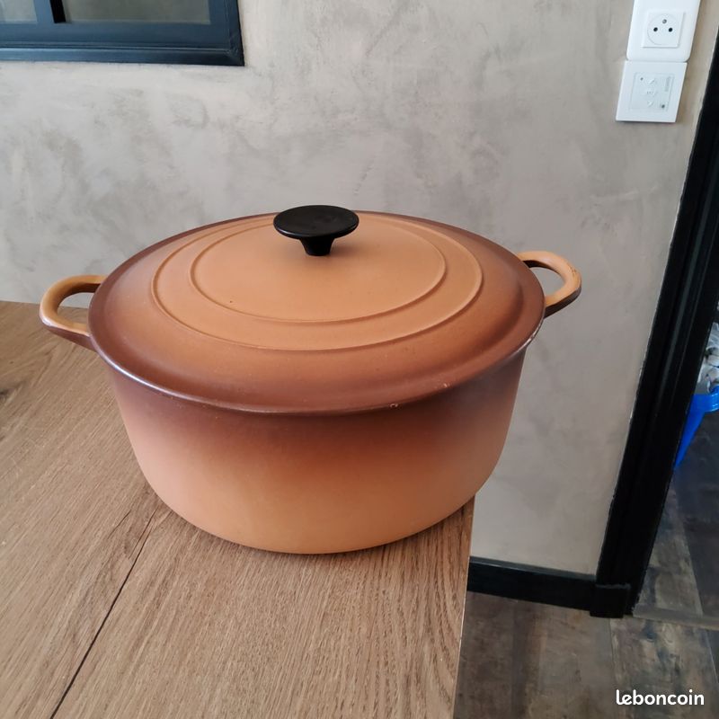 Cocotte en fonte émaillée Le Creuset – 35 cm – Vintage - Arts de la table