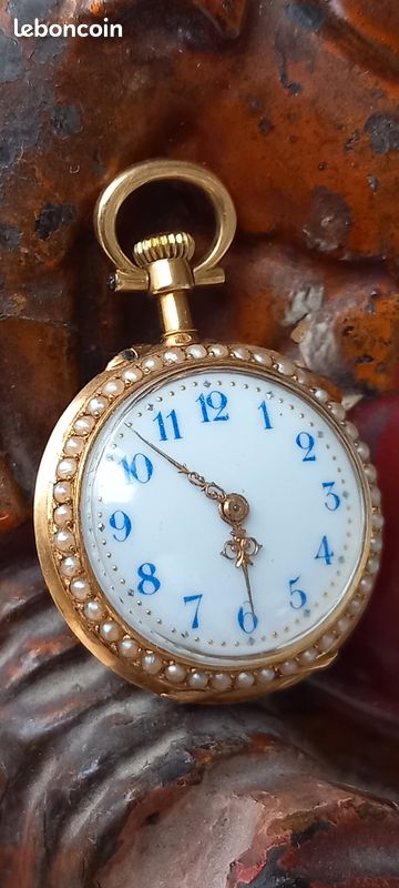 Montre à Gousset Ancienne Pour Femme En Argent - Modèle N°28 - Vintage Et élégante