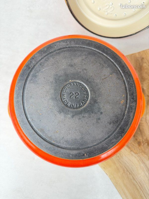 Cocotte Doufeu 22 cm vintage Cousances / Le Creuset