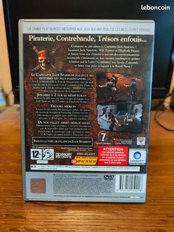 Pirates Des Caraïbes : La Légende De Jack Sparrow Sur PS2 - Jeu FR