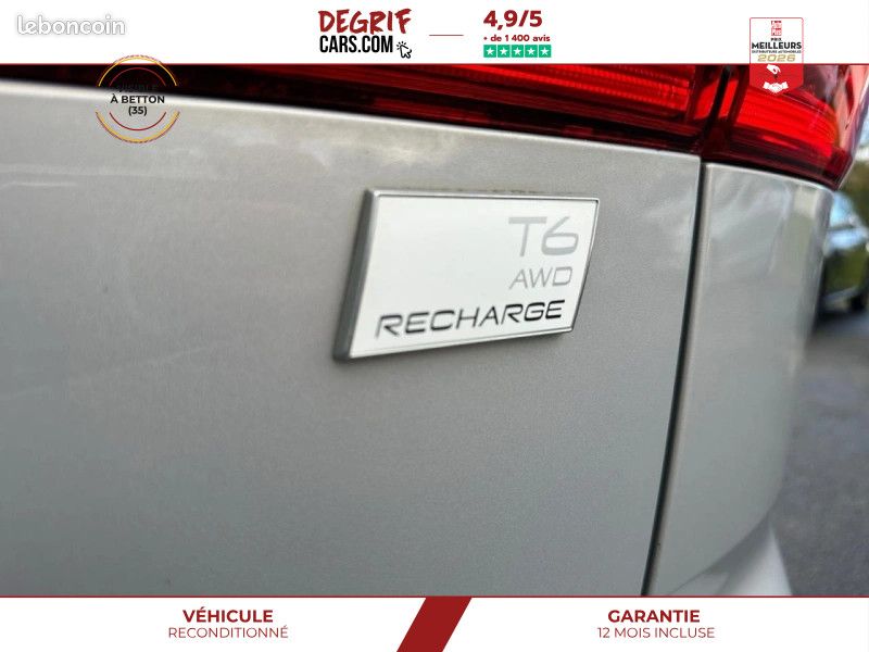 Volvo XC60 T6 AWD Recharge 253+145 Geartronic Plus Style Dark + TOIT OUVRANT + TVA RECUPERABLE (image 39)