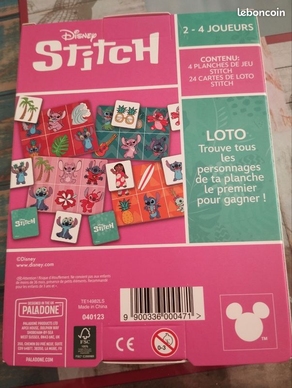 Jeu de loto stitch (image 2)