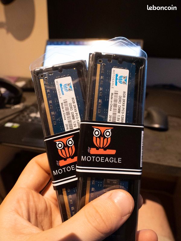 Barettes RAM Neuves - 2x8GO DDR3L (image 1)