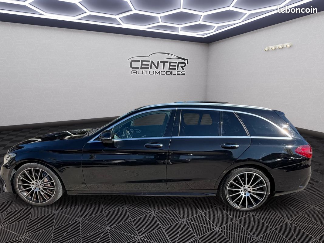 Mercedes CLASSE C BREAK 220 d Sportline 9G-Tronic {TOIT OUVRANT - SIEGE ELECTRIQUE - SON BURMESTER} (image 5)