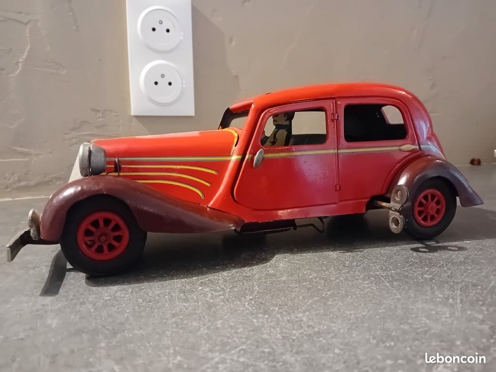 Jouet Ancien Voiture JEP En Tôle Mécanique – France – Voiture De Collection