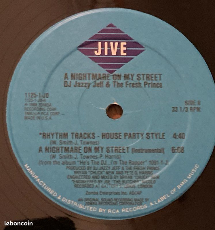 DJ Jazzy Jeff - A Nightmare on my street - EP vinyl (image 5)