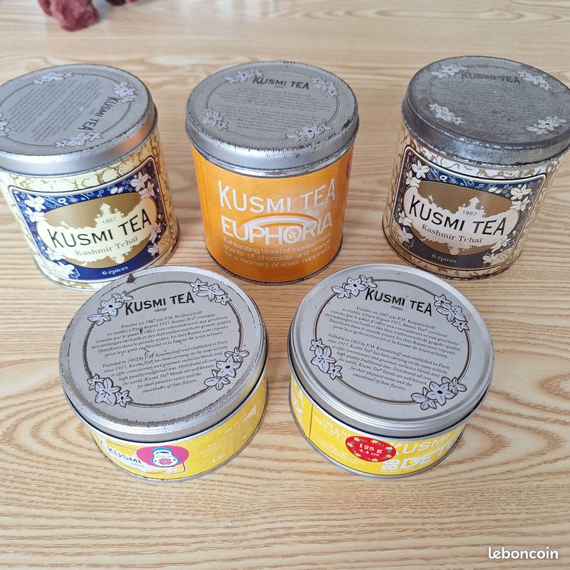 Boîtes à thé métal Kusmi Tea Collection