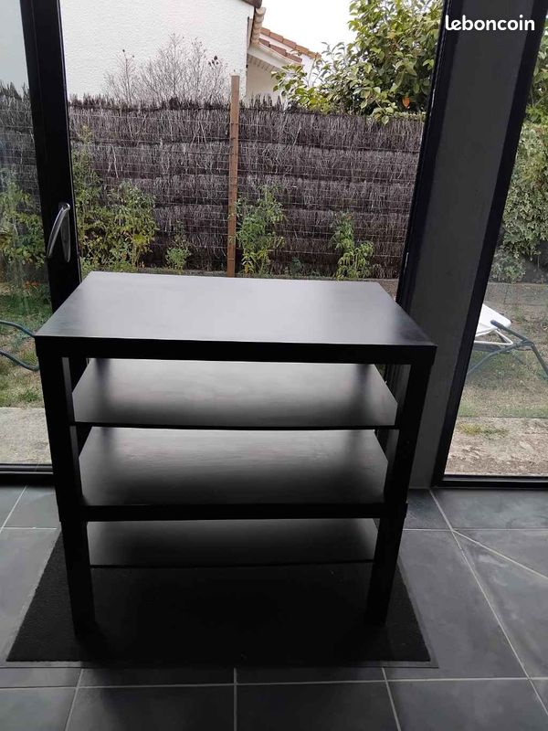 Etagère mi-haute couleur brun-noire (image 1)