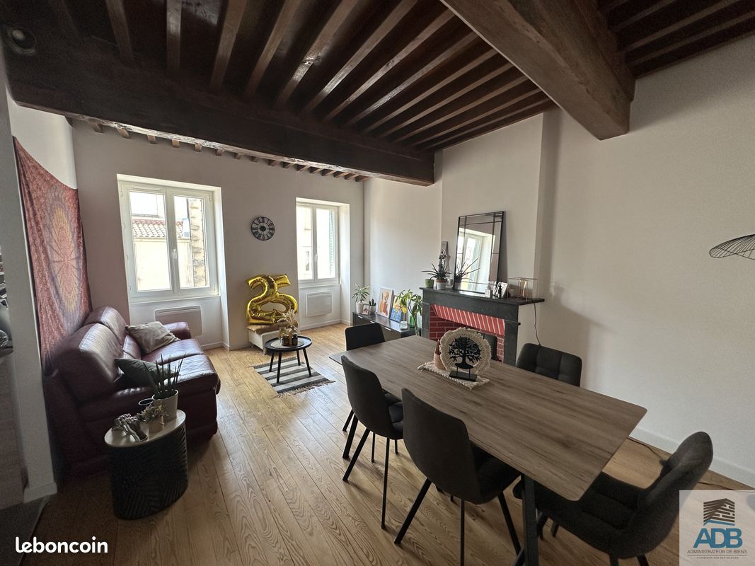 Appartement 3 pièces 66 m² · à Saint-Symphorien-de-Lay · 66 m² · 552 €/mois