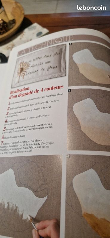 Livre Peinture Déco la déco sépia pas à pas facile (image 8)