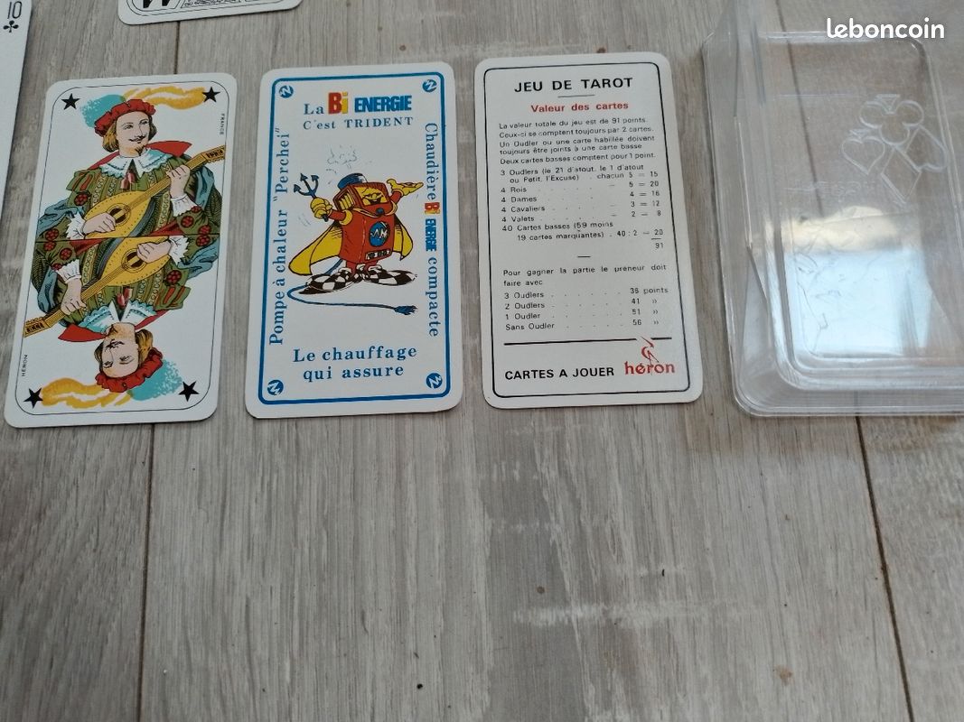 Jeu de Tarot Trident Bi énergie Héron complet bon état (image 4)