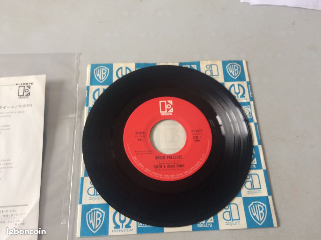 Queen & David Bowie Under pressure 45t Japon (image 4)