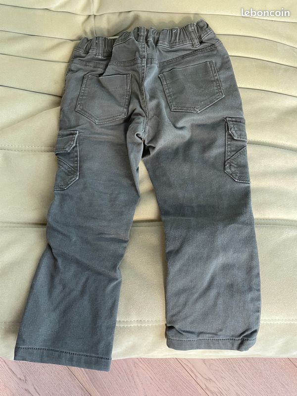 Pantalon Kaki Taille 3 ans Vert Baudet (image 2)