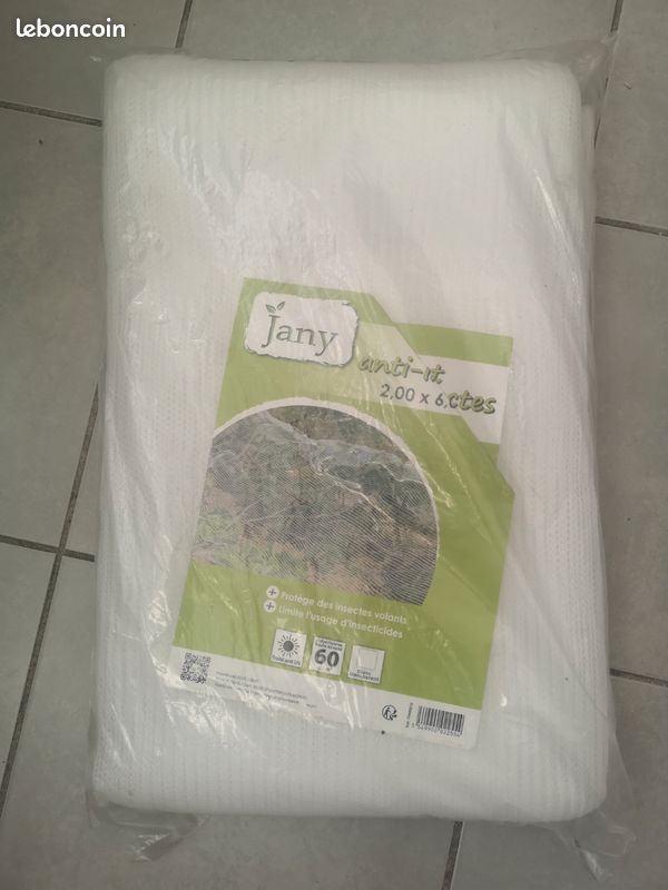 Filet Anti Insecte Potager 2 x 6 M (image 1)