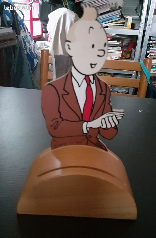 Tirelire Tintin, Haddock Et Milou Autour D'un Coffre - Plastique - Occasion