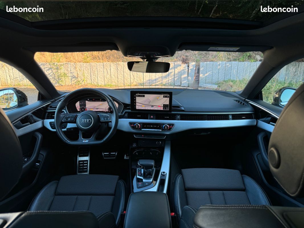 AUDI A5 SPORTBACK 459/mois GARANTIE 6 ANS 40 TDI 190ch S-TRONIC 7 S LINE Toit ouvrant RS Audi SPORT Méplat COCKPIT AppleCarPlay 1ère MAIN Origine française Aucun frais à prévoir (image 9)