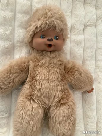Steiff - peluche jouet ancien poupée Micki Vintage 1950 gd modèle kiki 25 cms