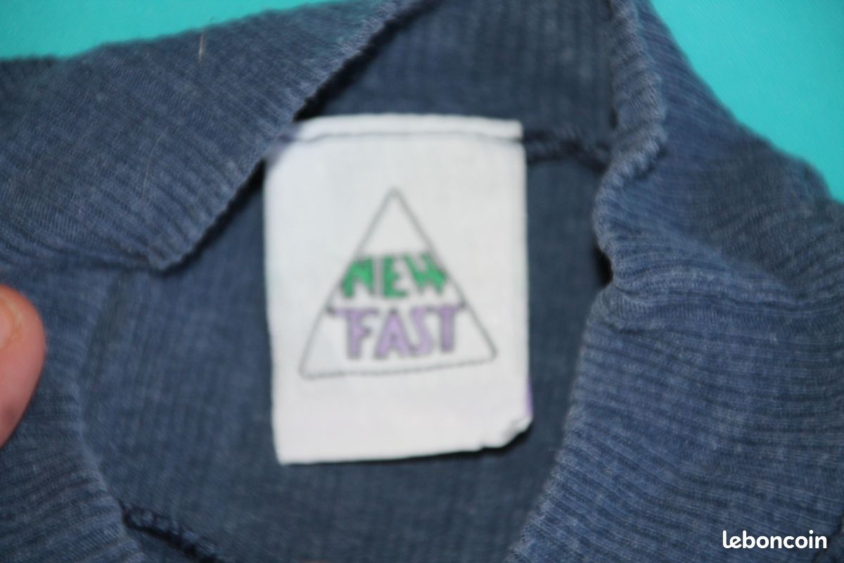T-shirt col haut et sans manche bleu taille 38 (image 4)