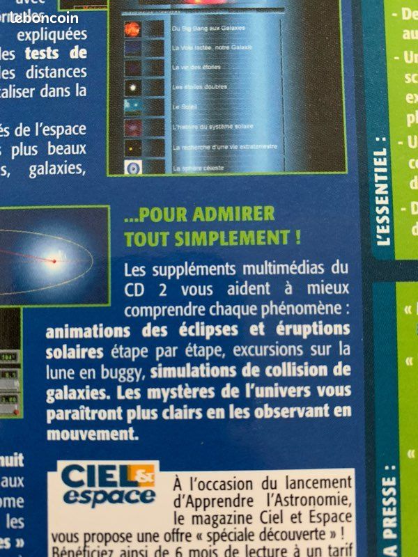 Vends cd apprendre l’astronomie (image 3)