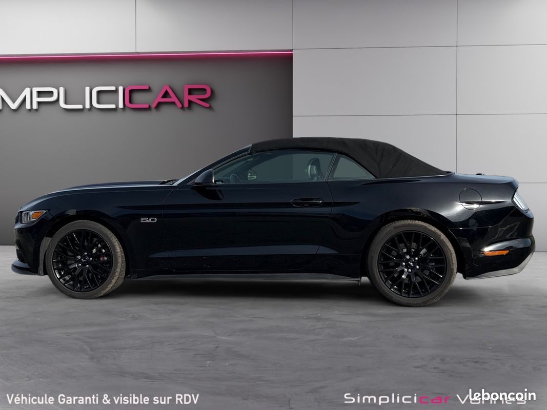 FORD MUSTANG CONVERTIBLE V8 5.0 421 GT BVA Garantie 12 Mois (image 5)
