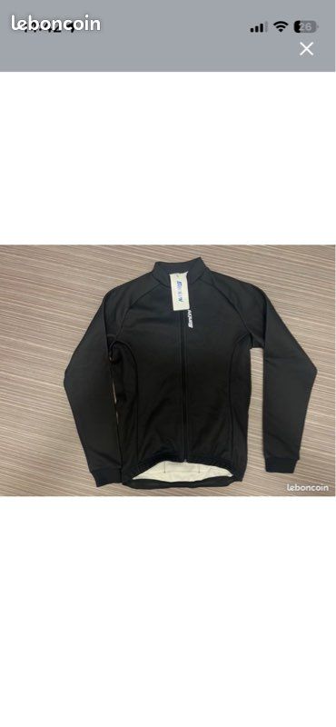 Maillot vélo manches longues thermique Santini ORA - Neuf avec étiquette - Taille M (image 1)