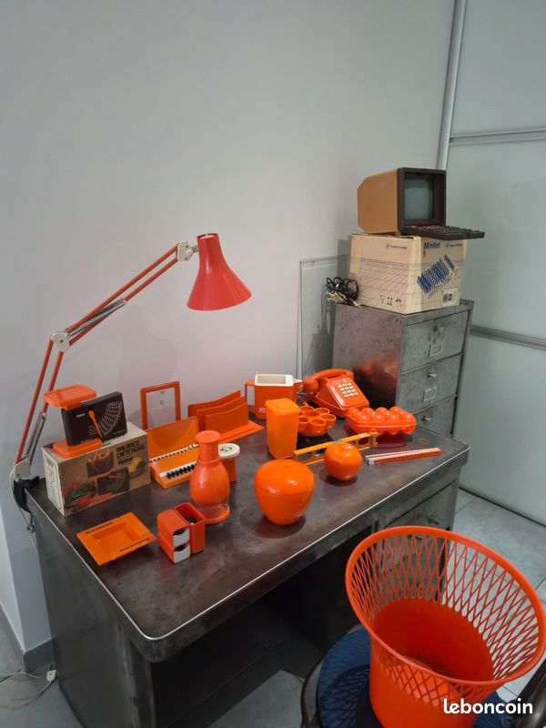 Ensemble vintage industriel – mobilier & objets années 60/70/80 – collection (image 3)