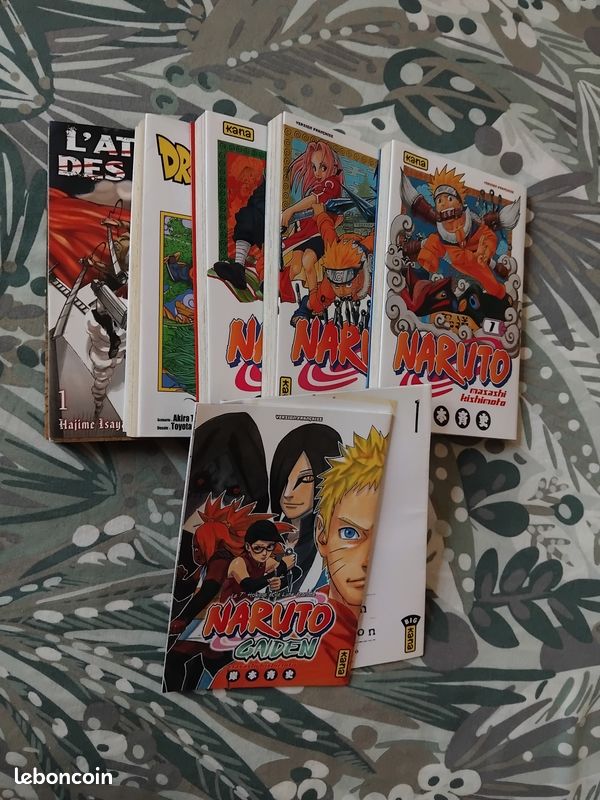 Naruto dragon ball attaque des titans lot (image 1)