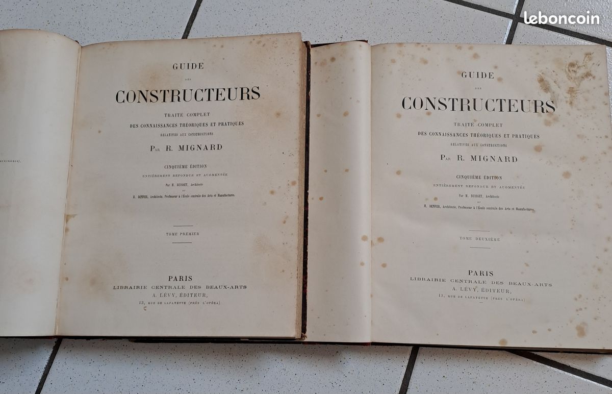 GUIDE CONSTRUCTEURS par MIGNARD 2 tomes + atlas (image 2)
